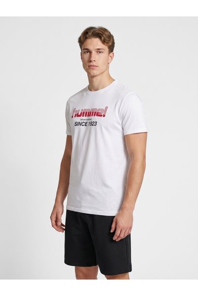 hummel Hmlpulse Graphic T-Shirt S/S Men's T-Shirt 231695-0028 WHITE