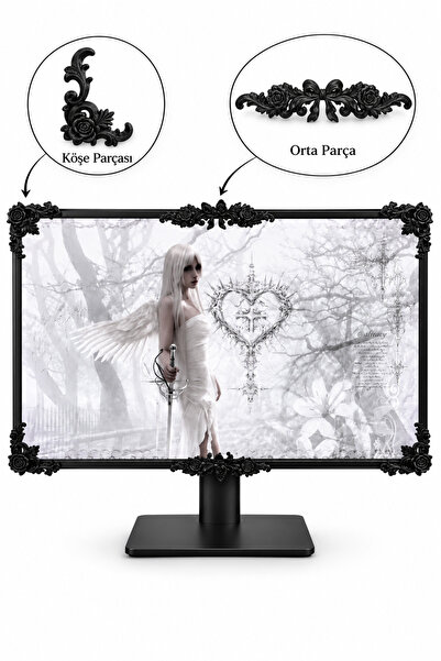 Polybunbun Gotik Barok Monitör Apliği 6'lı Set