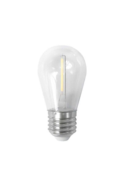 OEM Bec LED cu filament Hoff clasic, S14, E27, 1 W, 60 lm, lumină caldă, 2700 K