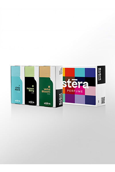 Stera COOL AMBITION Men's Perfume Set of 3 - CHILL NORD + HEISEN BERG + WILD ...