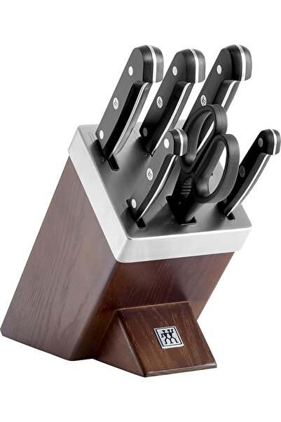 ZWILLING طقم 6 سكاكين مع حاملة غورميه زويلينج، مصنوعة من الستانلس ستيل، صناعة...