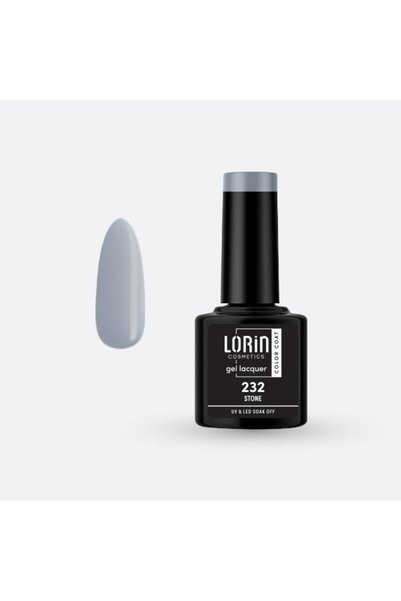 Lorin Cosmetics Lorin Τζελ Λάκα Ημιμόνιμο Βερνίκι Νυχιών 8ml. # 232 (Πέτρα)