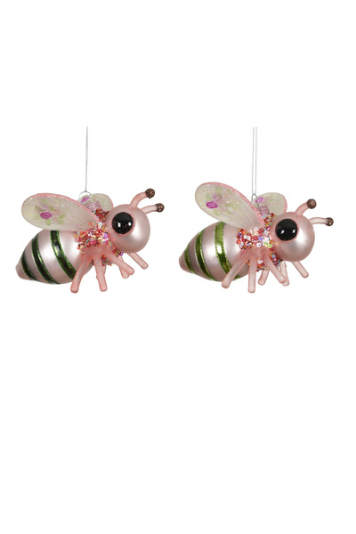 BraziPremium By OLLMA Set de 2 ornamente pentru bradul de Crăciun Insecta, cu...