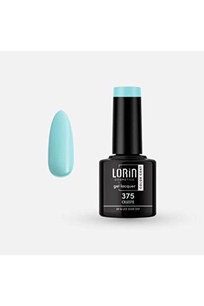 Lorin Cosmetics Lorin Ημιμόνιμο Βερνίκι Νυχιών Τζελ 8ml. # 375 (Σελέστε) - Lo...