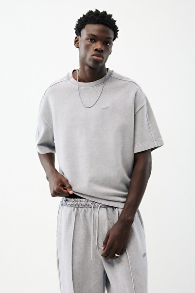 Pull & Bear STWD kısa kollu sweatshirt