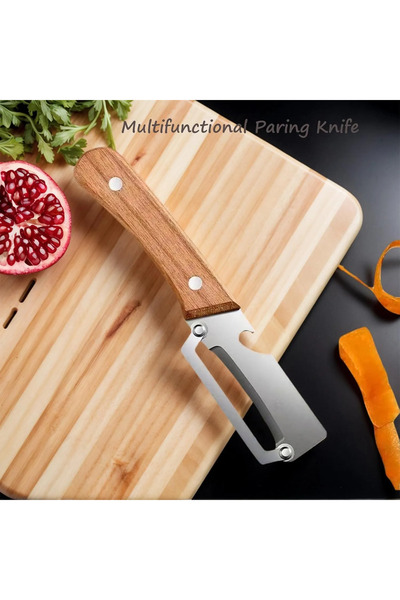 Global Ersat Stainless Steel Vegetable Fruit Peeler and Bottle Soda Opener wi...