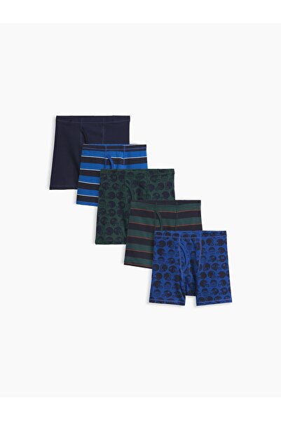 GAP Erkek Çocuk Çok Renkli Organik Stretch Pamuk Külot (5'li)