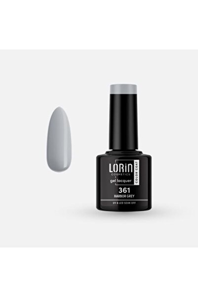 Lorin Cosmetics Lorin Ημιμόνιμο Βερνίκι Νυχιών Τζελ 8ml. # 361 (Γκρι Λιμανιού...