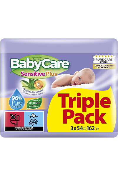 Bc Babycare BabyCare Sensitive Plus Υποαλλεργικά Μωρομάντηλα χωρίς Αλκοόλ & Π...