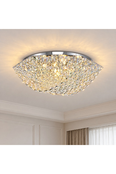 Alessandro DESIGN Candelabru Cristal QEQERTARSUAQ Regalis, 12x E14, Diametru ...