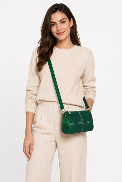 louisiana polo Jkln Women's Crossbody Casual Shoulder Bag Petrol Green Bag Im...