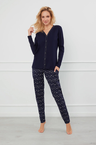 Other Pijamale de damă Libra, cu mâneci lungi și pantaloni lungi, mărimea M.