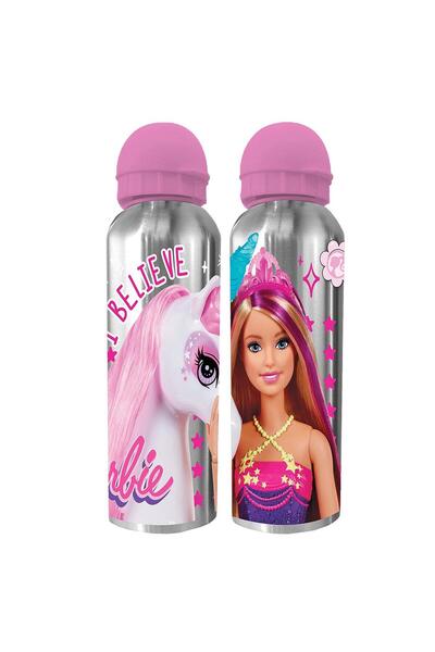 Barbie Μεταλλικό Μπουκάλι 500ml 5949043788689