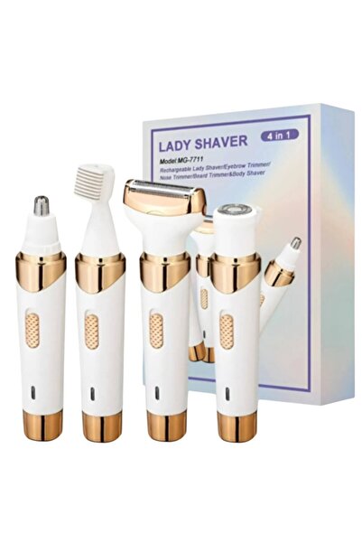 Generic 4-in-1 Electric Razor for Women, Cordless Wet & Dry Shaver, USB Recha...