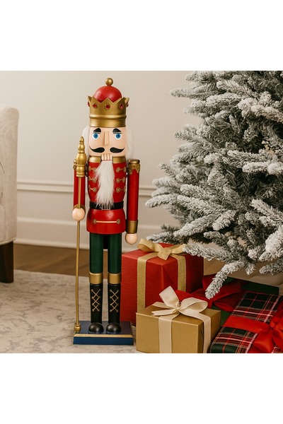 Ornament24 Figurina decorativa Craciun Nutcracker, soldat spargator de nuci d...