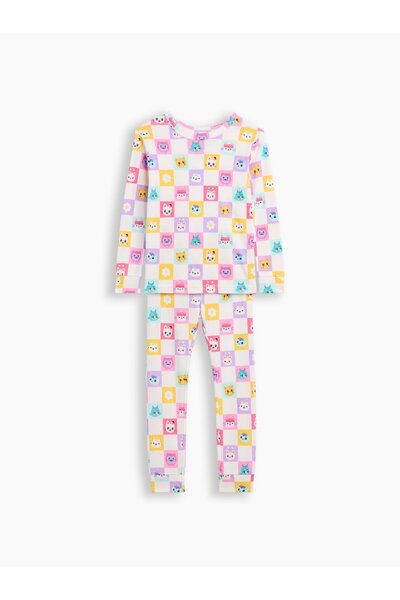 GAP Bebek Pembe Gabby's Dollhouse Baskılı Pijama Takımı