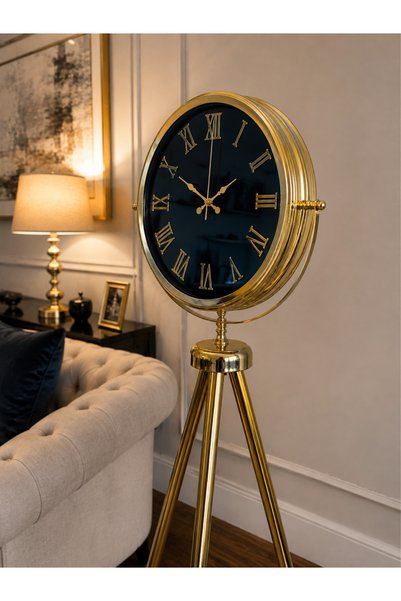 Genel Markalar Gold Premium Aynalı Tripod 150 x 45 cm Ayaklı Saat