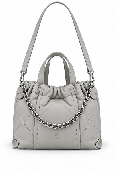 louisiana polo JKLN Дамска чанта за през рамо, голям обем, ежедневна, сива, 2503