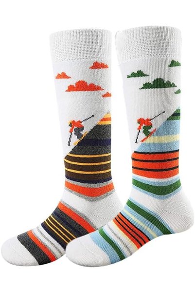 MAKINGTEC Ski Socks Kids Winter Warm Thermal Snow Socks, Skiing Snowboarding ...