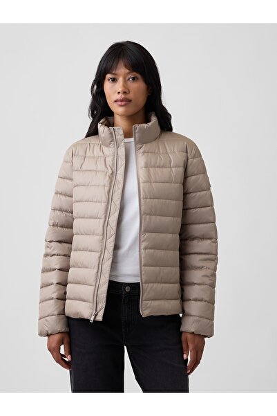 GAP Kadın Bej Relaxed Puffer Şişme Mont