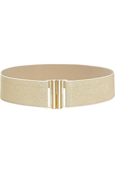 GENERAL Glamorstar Wide Stretchy Waist Belt for Women Elastic Belt for Dresses