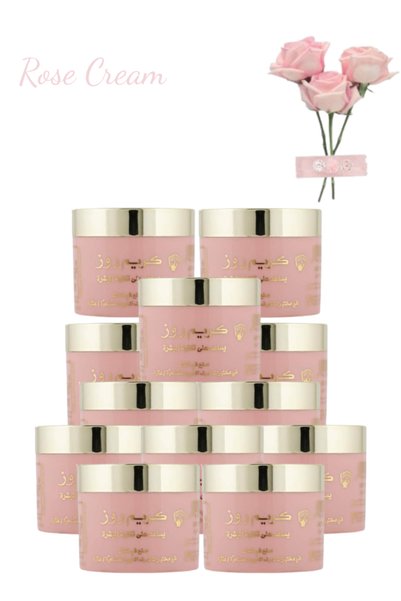 Rose Cream 12 قطعة من كريم الجسم