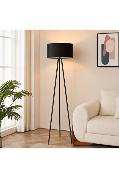 OEM Floor lamp RUDNY, 1 x E27, Metal, Black