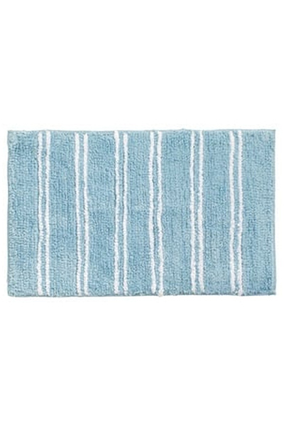 OEM Covoras Baie Bleu cu Dungi Albe 60x40cm