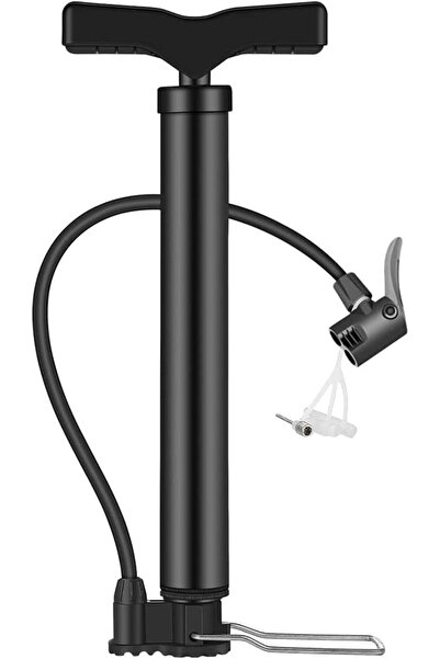 SWIUKPHE Bicycle Pump, 130PSI Fast Inflate,Portable Bike Floor Pump with Gaug...