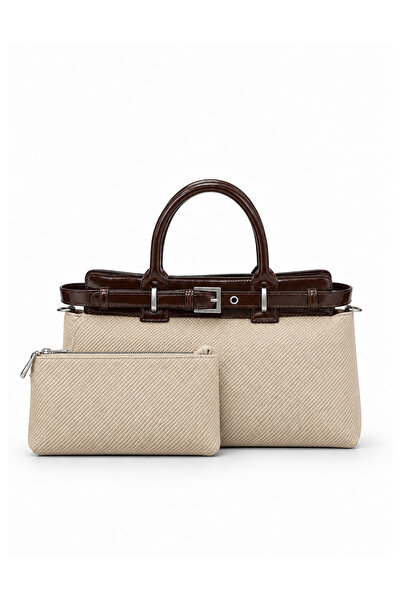 louisiana polo Jkln Women's Shoulder Bag Large Volume Daily Beige Bag 2521