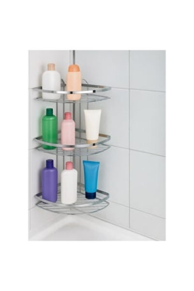OEM Μεταλλικό ράφι μπάνιου 3 επιπέδων 23x23x47cm