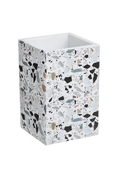 OEM Suport Patrat din Ciment Alb cu Model Mozaic pentru Periute de Dinti 7x7x...