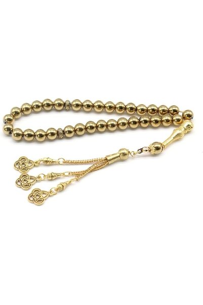 GENERAL Black Chocolate Stone Rosary 33 Beads Prayer Beads Rosary Bracelet Ch...