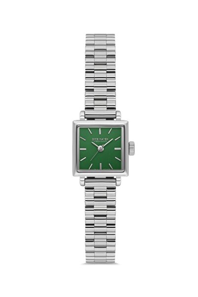 Dice Kayek Dk.1.Ag1428.19 Minimal Square Dial 3 Atm Water Resistant Metallic ...