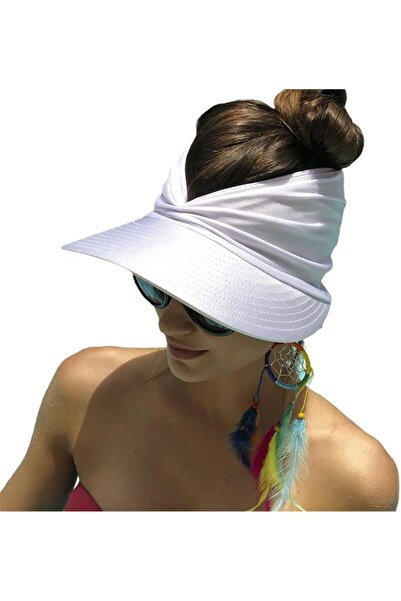 GENERAL Sun Hat Women Beach Visor Cap UV Protection with Wide Brim Packable S...