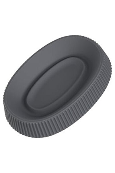 OEM Savoniera din Plastic Ovala Gri cu Model Lines 14x10cm
