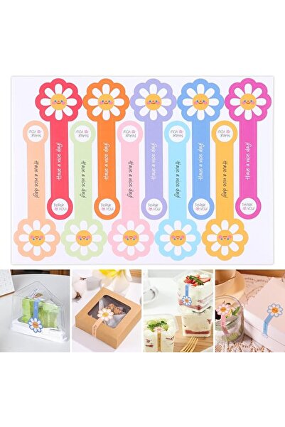 SWIUKPHE 300pcs Handmade Lollipop Baking Stickers, Long Label Sealing Sticker...