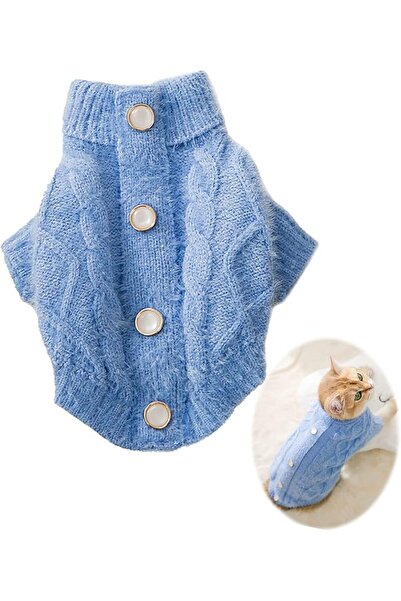 SYOSI Cosy Pet Dog Sweater Pet Clothes Velvet Faux Mink Fur Knitted Sweatshir...