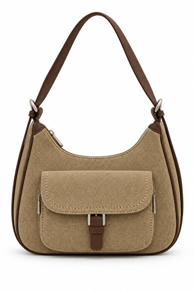 louisiana polo Jkln Women's Shoulder Bag Large Volume Daily Beige Bag 2519