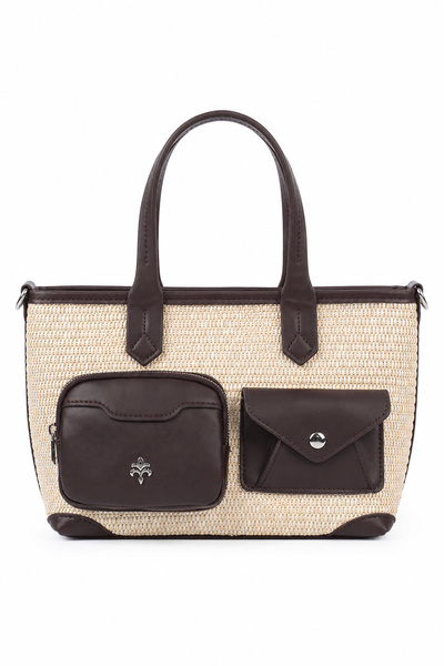 louisiana polo Jkln Women's Shoulder Bag Large Volume Casual Coffee Handbag I...