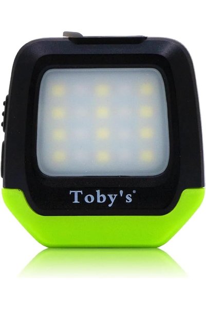 Toby's Pods 4in1 مصباح LED قابل لإعادة الشحن بقوة 1.5 واط مع مستشعر تلقائي ومشبك