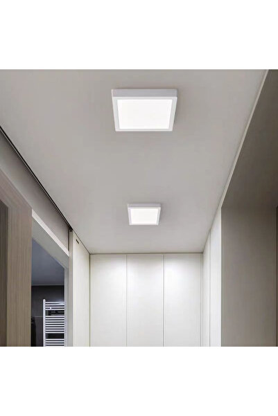 OEM Square LED Ceiling Light, 36W, 22x22cm, Cold Light, 6000K, White