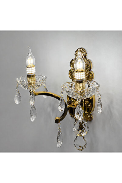 OEM Εφαρμόστε WATSON LAKE Glass, 2xE14, Metal and Glass, Gold