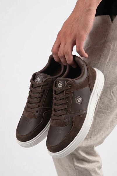 AlbiShoes Erkek Mevsimlik Cilt Rahat Taban Spor Ayakkabı Günlük Okul Anatomik Taban Erkek Sneaker