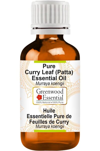 Greenwood Essential زيت أوراق الكاري النقي (باتا) (مورايا كونيجي) مقطر بالبخا...