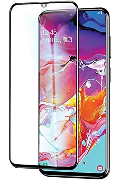 Generic 5D Tempered Glass Screen Protector for Samsung Galaxy A51, Black Color