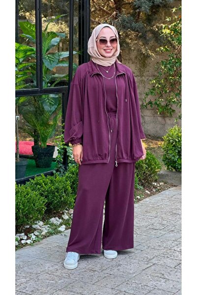 AlMarwah Üçlü Pantolonlu Takım 203032