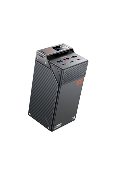 Yesido Yp63 50.000 mAh 6 Portlu Hızlı Şarj Destekli Type-C ve USB-A Çıkışlı D...