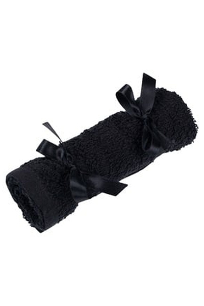 OEM Prosop din Bumbac Negru 30x30cm