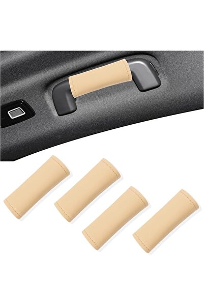 Generic 4PCS Leather Inside Car Door Handle Protector, Car Handle Cover for C...